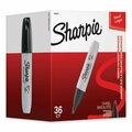 Sanford Sharpie, CHISEL TIP PERMANENT MARKER, BROAD, BLACK, 36PK 2083007